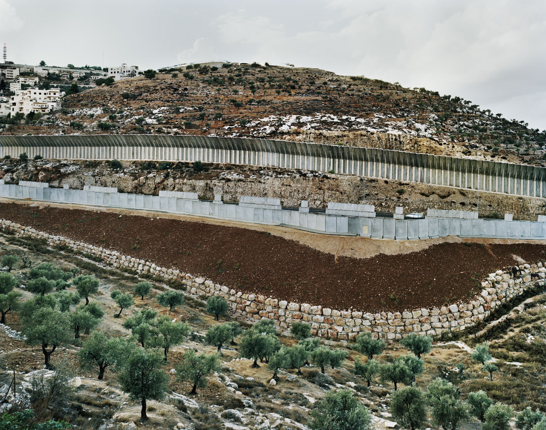Separation Barrier – Route 60, South of Jerusalem.<br/> West Bank, Area B – Palestinian civil control, Israeli military control.